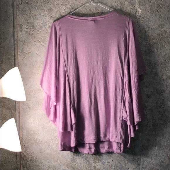 Westbound L flutter-sleeve lilac, NWT, cottons - Picture 7 of 7